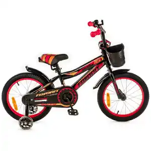 Детский велосипед Favorit Biker 16 (черный/красный) BIK-16RD