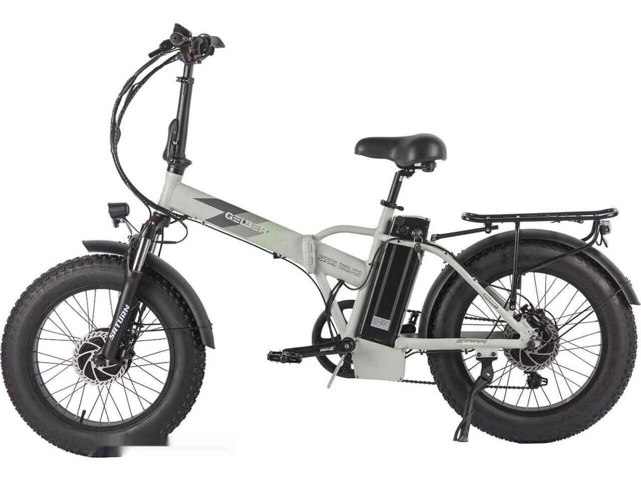 Электровелосипед Gelbert Saturn Dual PRO (серый) Электровелосипед Gelbert Saturn Dual PRO (серый)