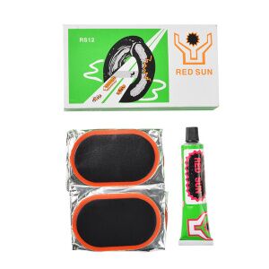 Набор для ремонта камер Red Sun велоаптечка, 12 латок, 75x50 мм, 20 мл, RS12 Набор для ремонта камер Red Sun велоаптечка, 12 латок, 75x50 мм, 20 мл, RS12