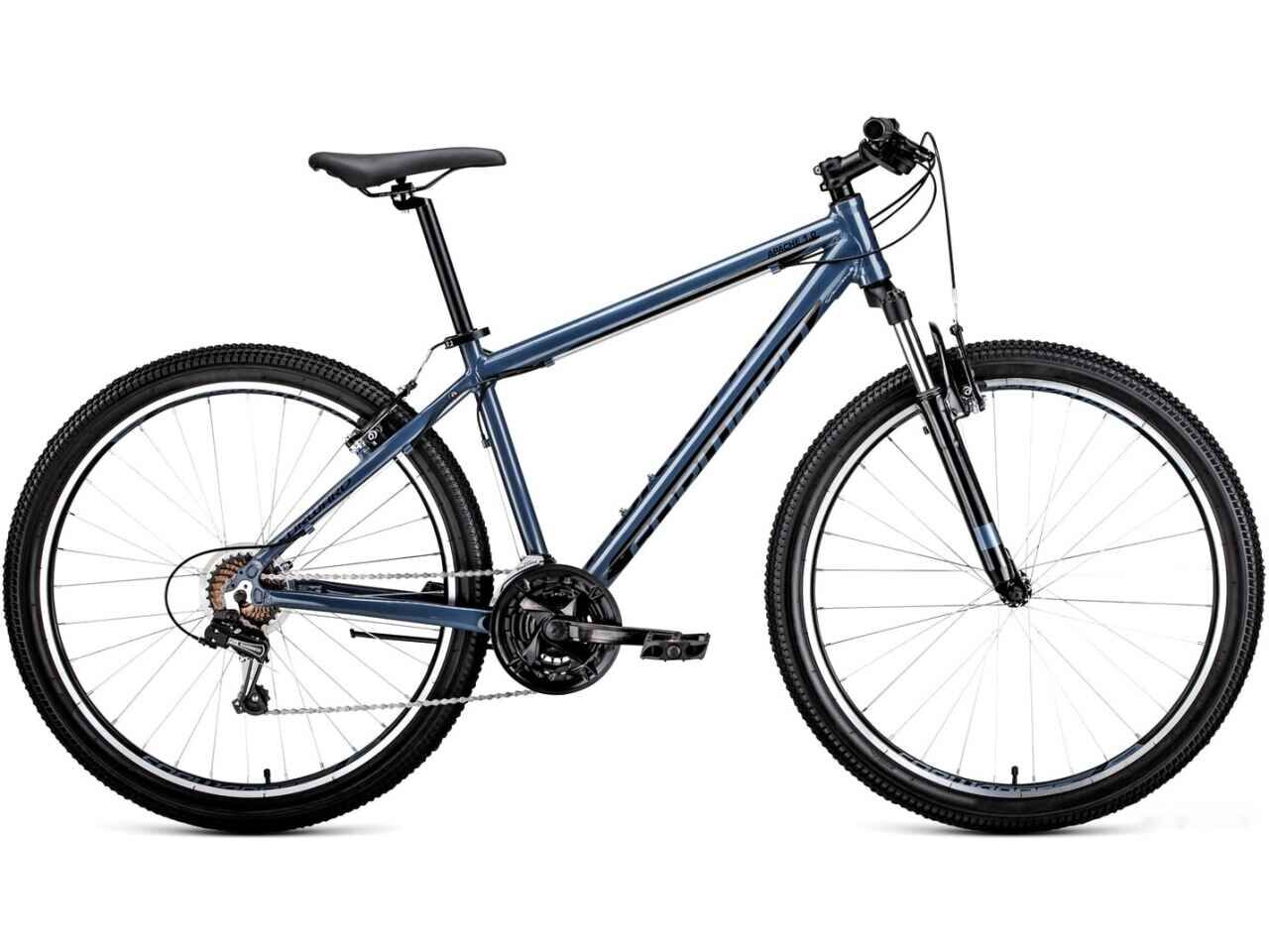 Велосипед Forward Apache 27.5 1.0 р.17 2020 (темно-синий)