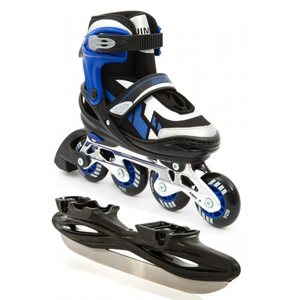 Роликовые коньки Calambus Jenny COMBO черный/синий р.30-33 (AS-43)