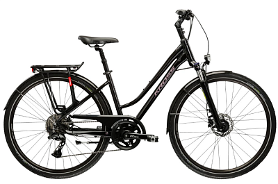 Велосипед Kross Trans 7.0 (D 28 M, черный/розовый) KRTR7Z28X17W009194