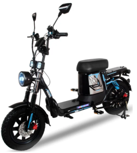 Электровелосипед Minako Titan 2.0 2025 (черный/синий)