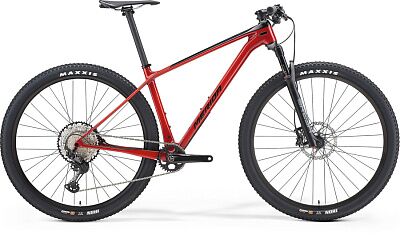 Велосипед Merida Big.Nine XT (S, Black/XMasRed, 2021)