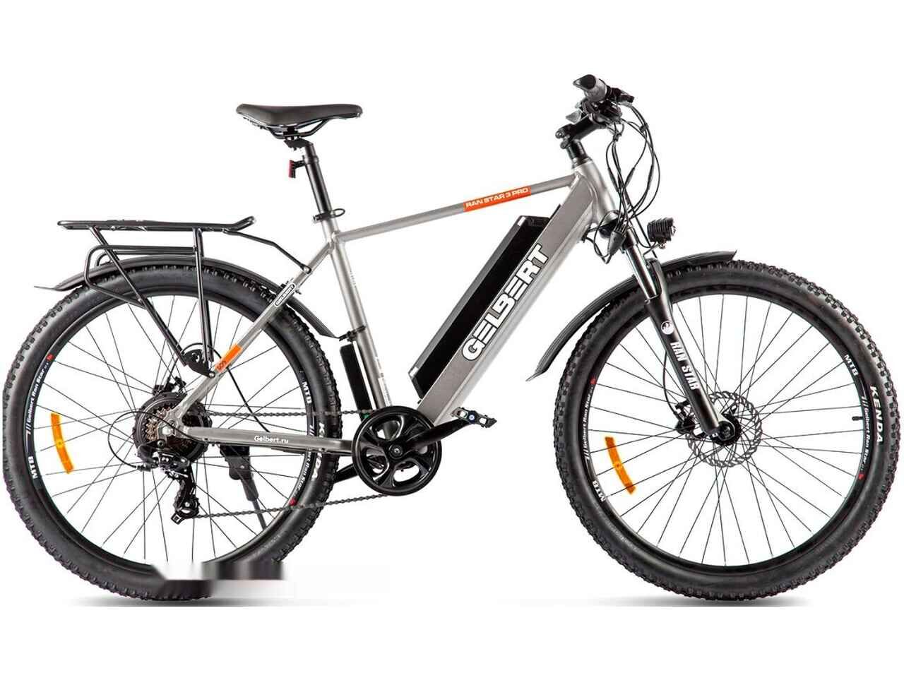 Электровелосипед Gelbert Ran Star 3 PRO (серый) Электровелосипед Gelbert Ran Star 3 PRO (серый)