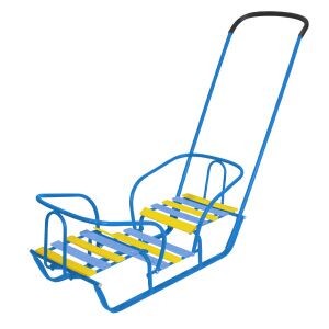 Санки Nika Санки-двойняшки СД/Г2 (голубой) Санки Nika Санки-двойняшки СД/Г2 (голубой)