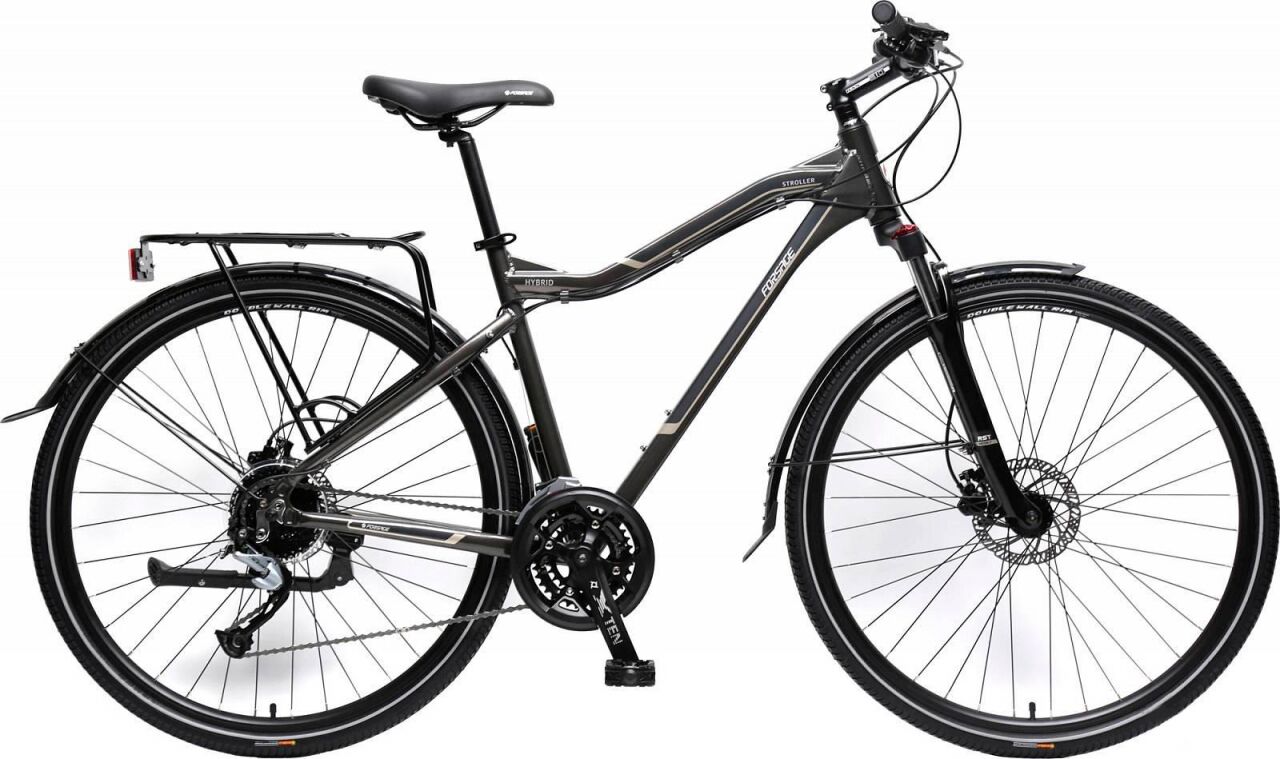 Велосипед Forsage MTB Stroller-X Forsage FB28003(483) (19, серый/коричневый)