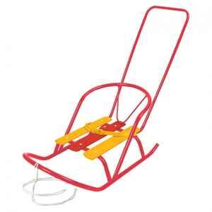 Санки Nika кукольные СКУ2 с ручкой (Алый СКУ2/АЛ)