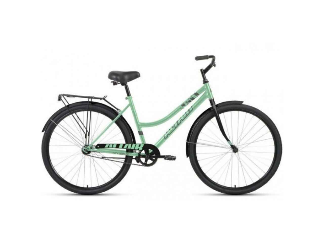 Велосипед ALTAIR City 28 Low 3.0 (19, мятный/черный, 2022)