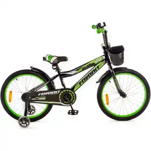 Детский велосипед Favorit Biker 20 (черный/зеленый) BIK-20GN