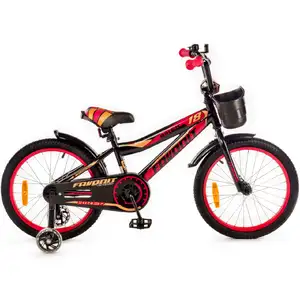 Детский велосипед Favorit Biker 18 (черный/красный) BIK-18RD