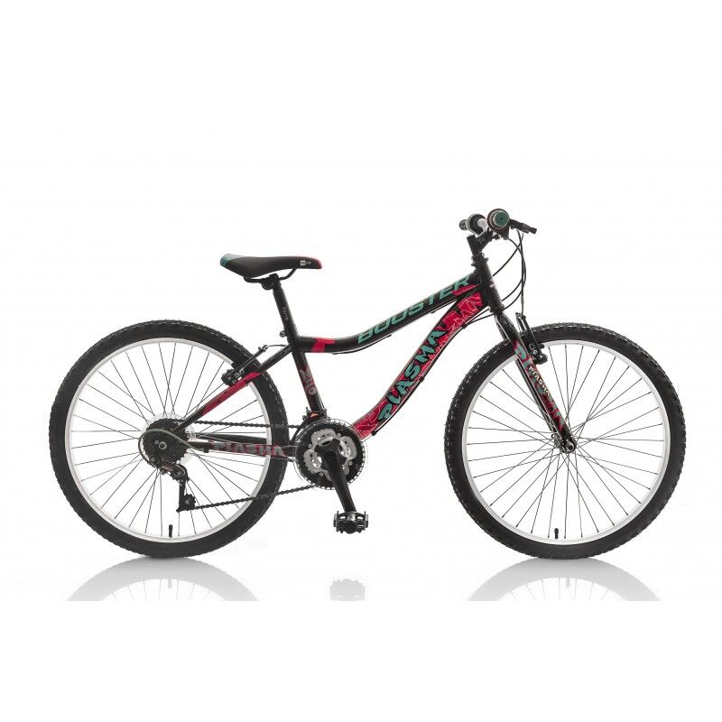 Велосипед Booster Plasma 240 (черный/розовый, 2021)