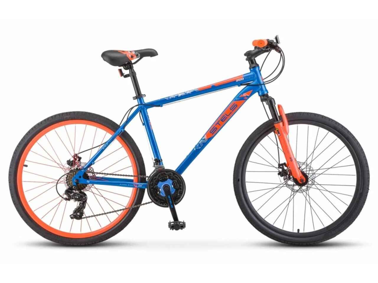 Велосипед Stels Navigator 500 MD 26 F020 (18, синий/красный, 2022)