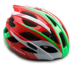 Спортивный шлем Cigna WT-016 красный/зелёный/белый, L ( 57-61см) Спортивный шлем Cigna WT-016 красный/зелёный/белый, L ( 57-61см)