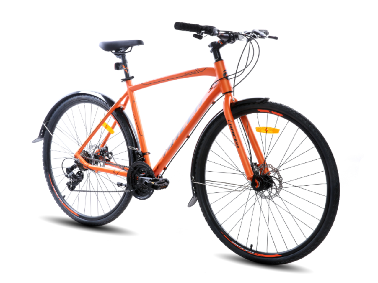 Велосипед Racer ALPINA MAN 700C (20, оранжевый, 2022)