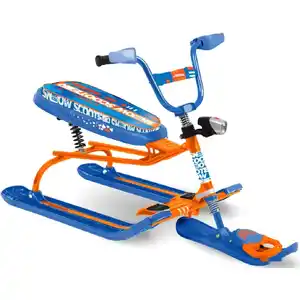 Снегокат Nika Snowdrive СНД3/Г (с гонщиком, оранжевый каркас)