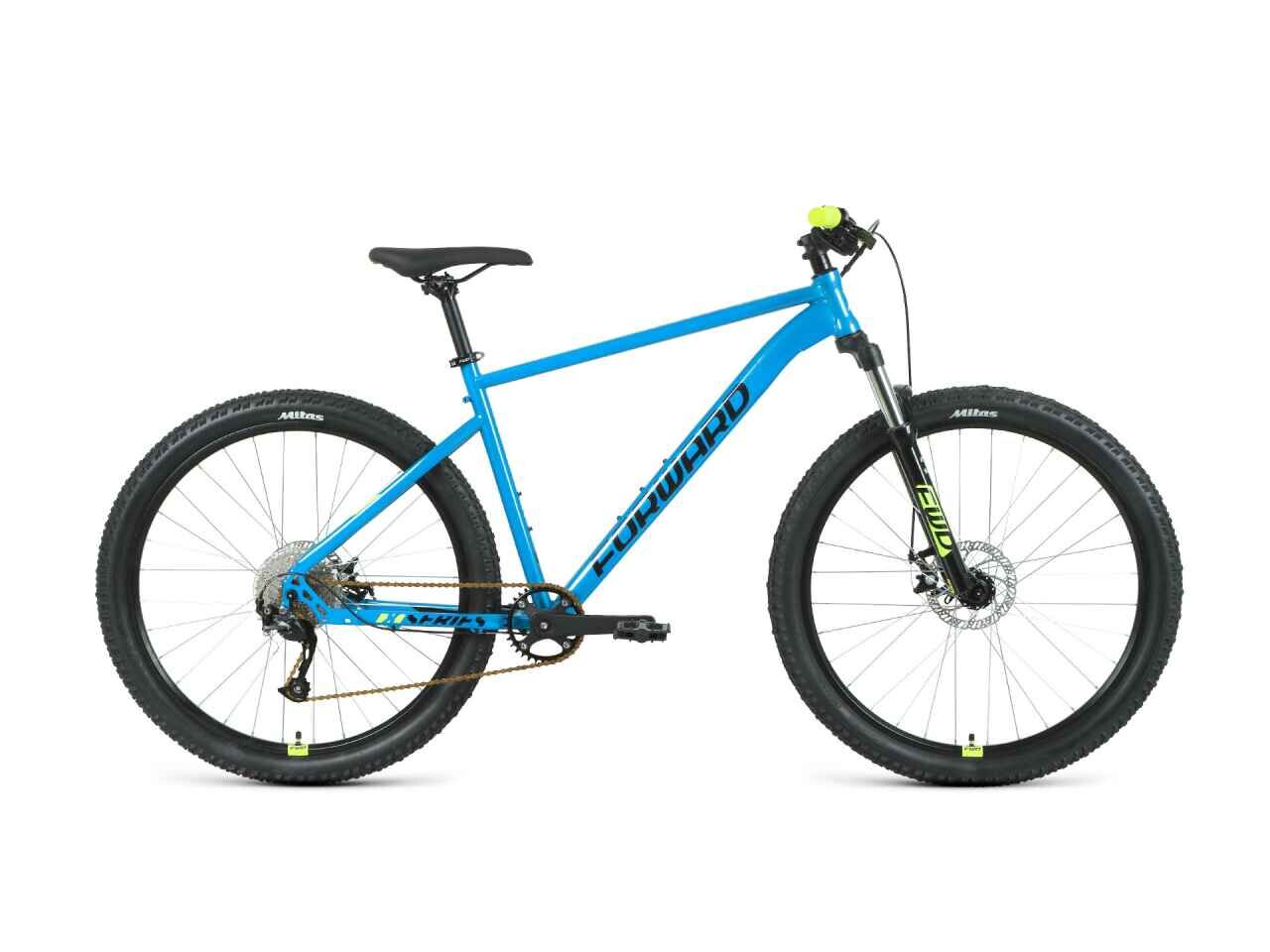 Велосипед Forward Sporting 27.5 XX (19, синий/желтый, 2021) RBKW1M179015