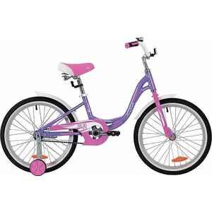 Детский велосипед Novatrack Angel 20 (фиолетовый, 2019)
