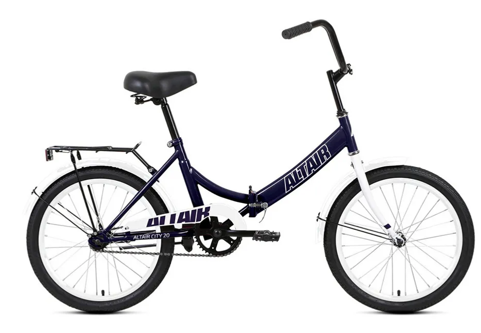 Велосипед ALTAIR City 20 (14, темно-синий/белый, 2021) RBKT1YF01003