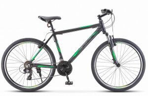 Велосипед Stels Navigator 620 V K010 (17, черный/матовый/зеленый)