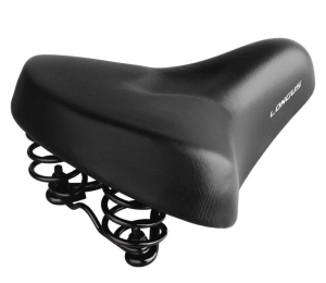 Велоседло FORCE CITY2 с пружинами c замком черное 20033 Велоседло FORCE CITY2 с пружинами c замком черное 20033