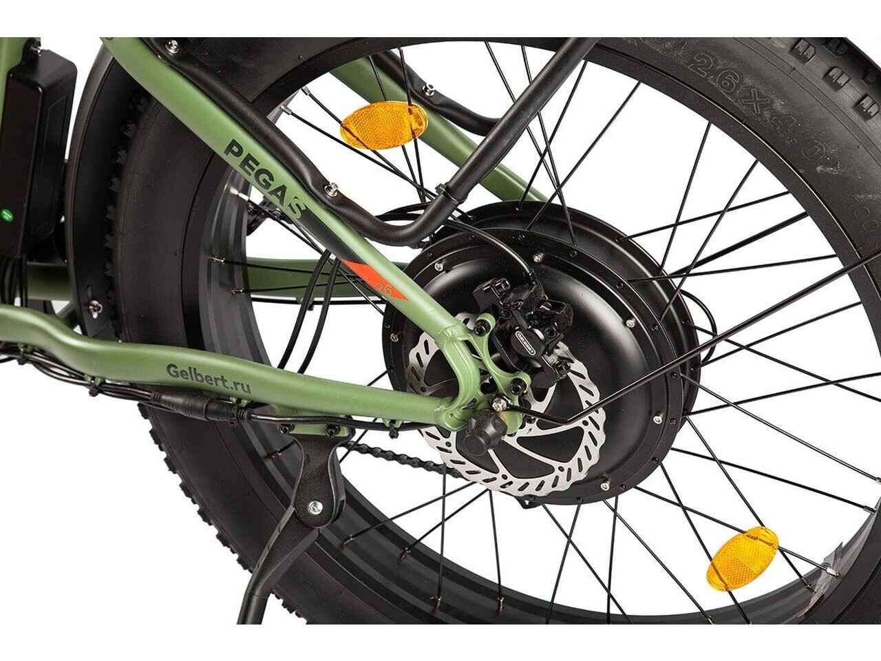 Электровелосипед Gelbert Pegas 2 ULTRA (хаки) Электровелосипед Gelbert Pegas 2 ULTRA (хаки)