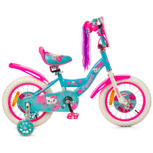 Детский велосипед Favorit Kitty 14 (бирюзовый/розовый) KIT-14GN Детский велосипед Favorit Kitty 14 (бирюзовый/розовый) KIT-14GN