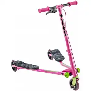 Самокат Yvolution Fliker Air A1 (розовый/зеленый)