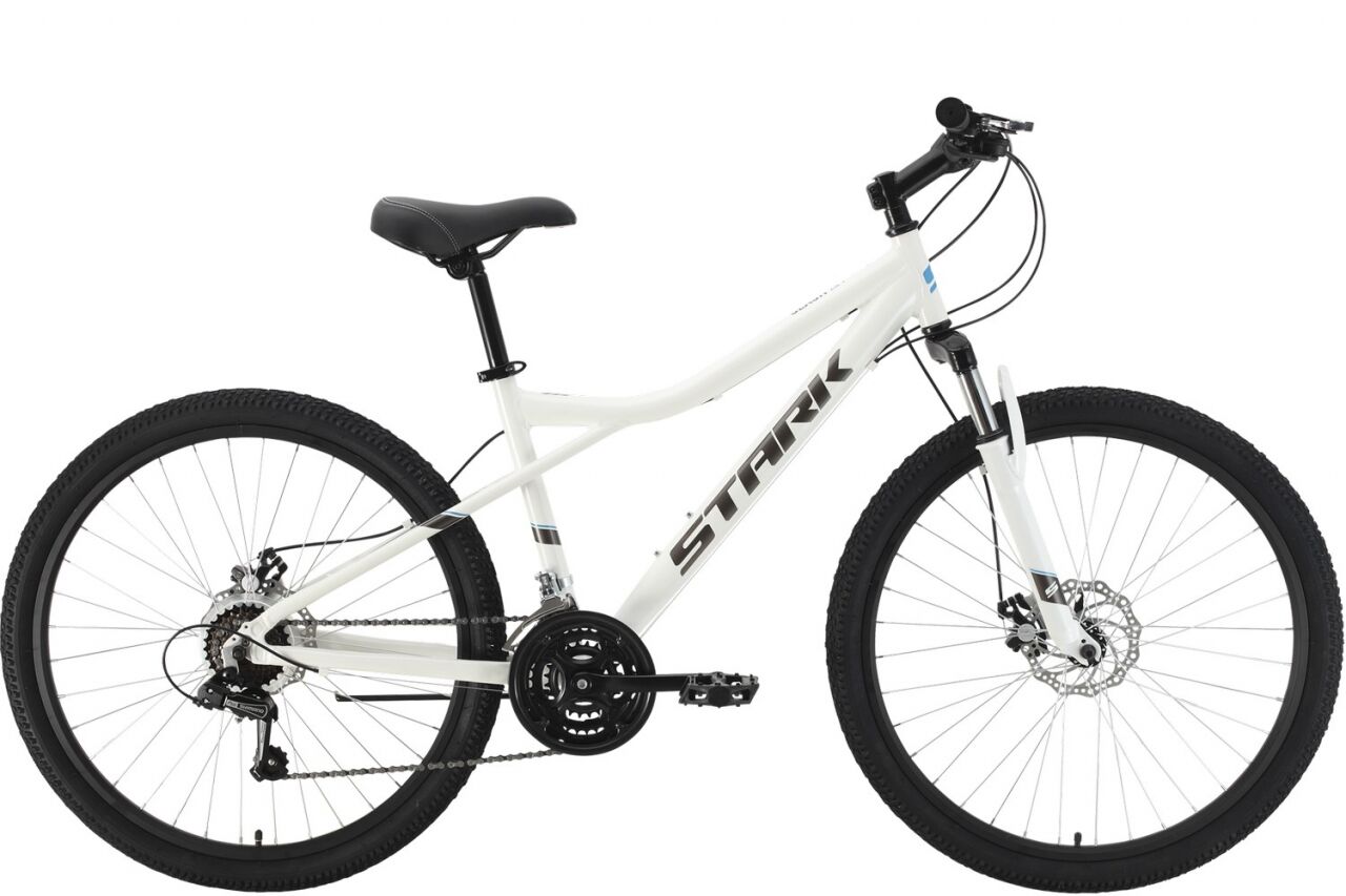 Велосипед Stark Slash 26.1 D (2021) 14.5 (Белый-Серый)