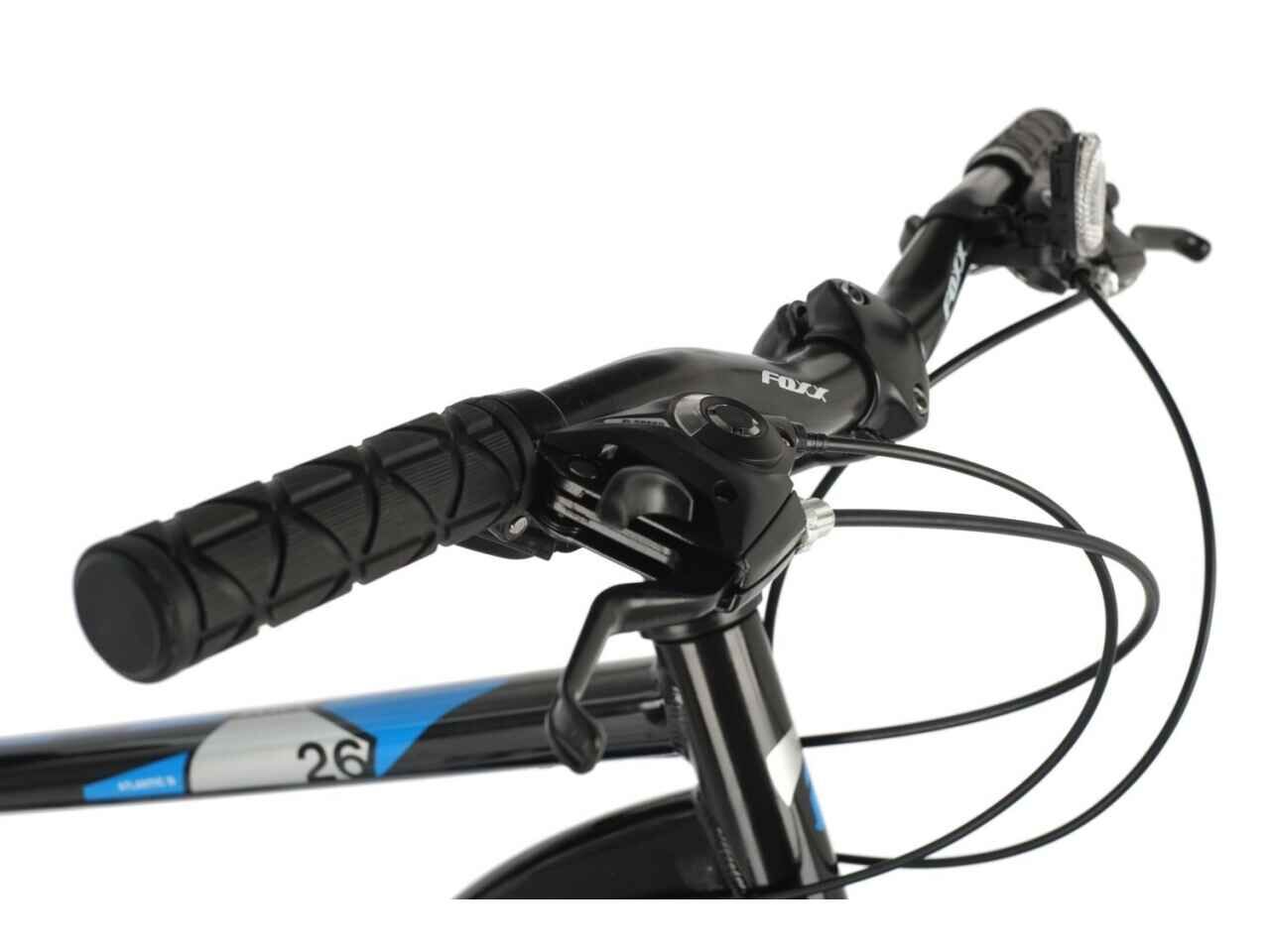 Велосипед Foxx Atlantic 26 D (16, черный, 2021) 26AHD.ATLAND.16BK1
