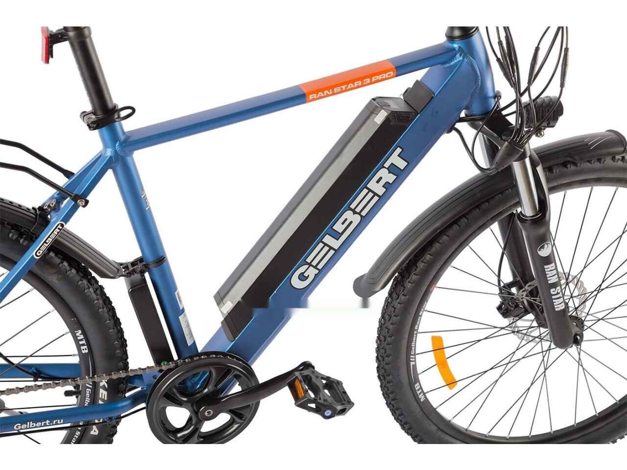 Электровелосипед Gelbert Ran Star 3 PRO (синий) Электровелосипед Gelbert Ran Star 3 PRO (синий)
