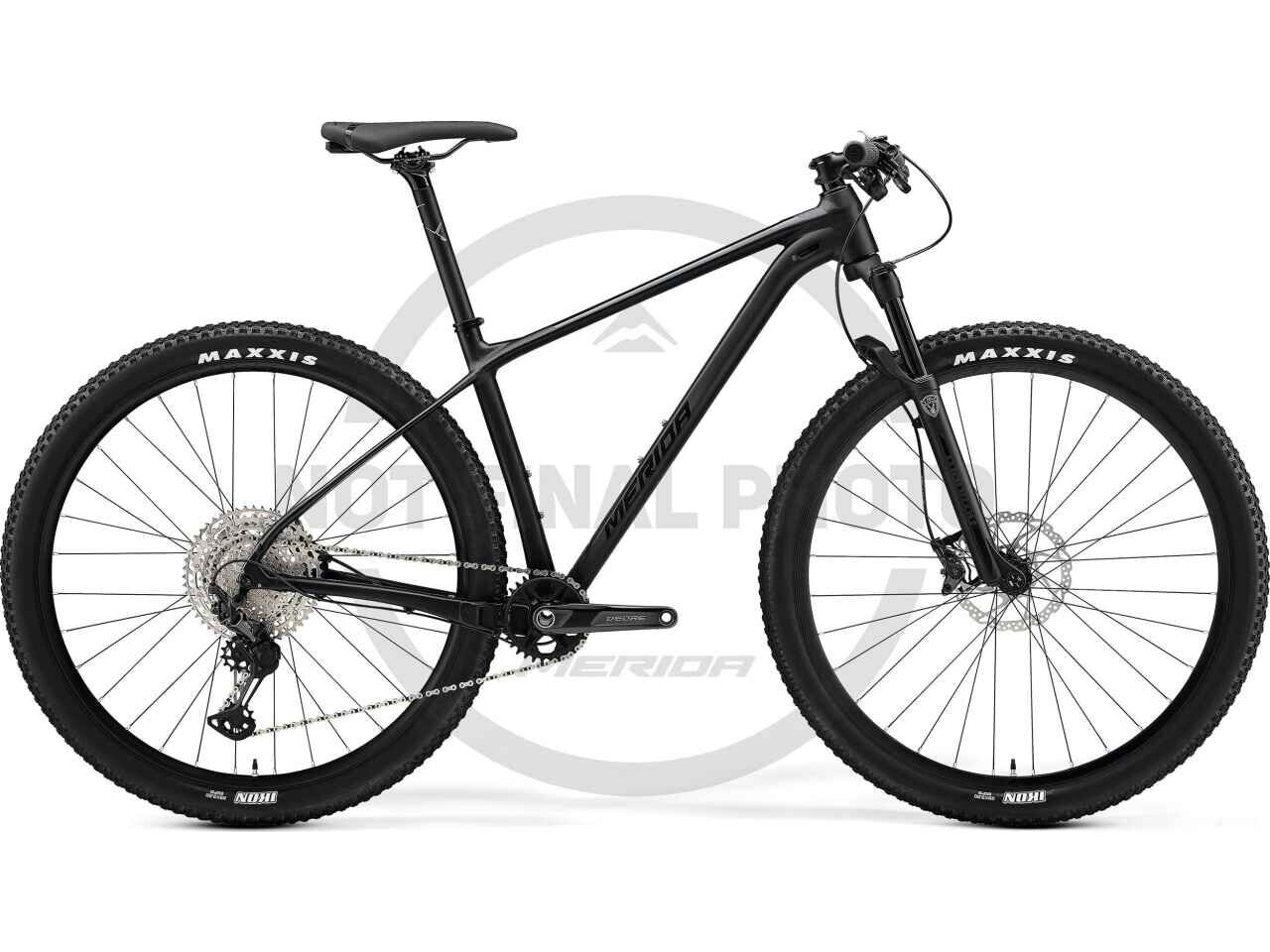 Велосипед Merida Big.Nine 600 M 2022 (матовый черный/глянцевый черный)