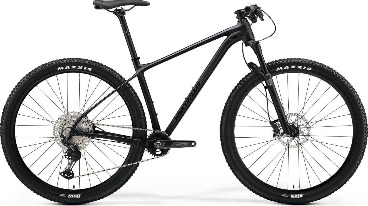 Велосипед Merida Big.Nine 600 M 2021 (матовый черный/глянцевый черный)