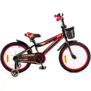Детский велосипед Favorit Biker 18 (черный/красный) BIK-18RD