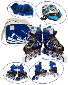 Роликовые коньки Favorit 106SET-S-BL