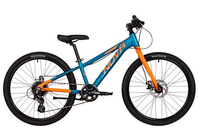 Велосипед Novatrack Extreme 8.D 24 (11, темно/бирюзовый) 24AHD.EXTREME.11TQ5