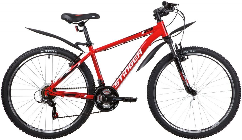 Велосипед Stinger Caiman 26 р.18 2021 (красный)