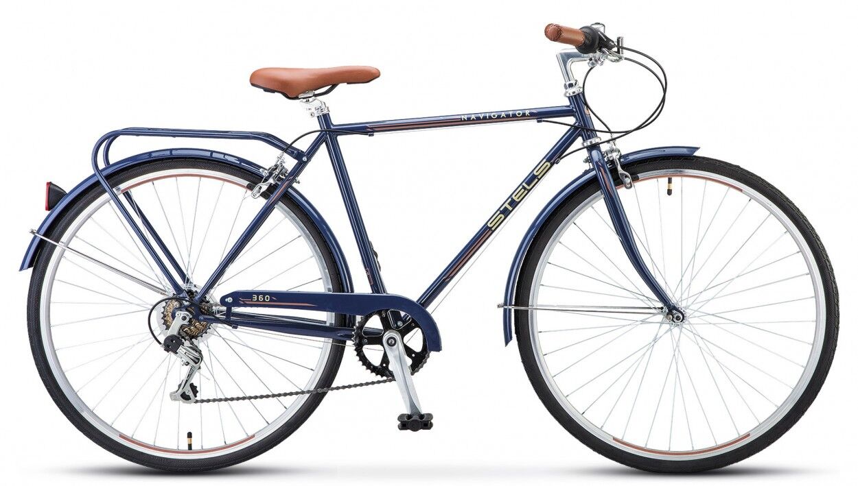 Велосипед Stels Navigator 360 28 V010 (20.5, синий, 2021)