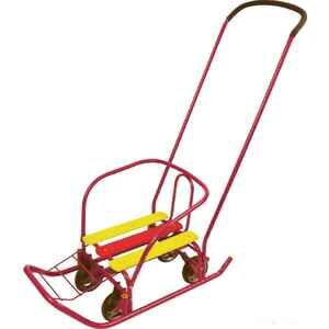 Санки Nika Ветерок 7 Универсал (красный)