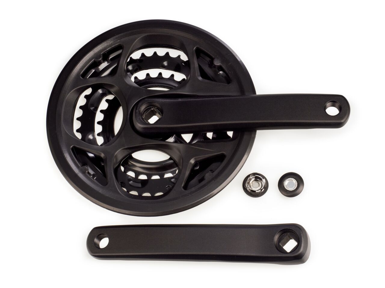 Система шатунов Favorit JH-A101, 28/38/48T, 170 мм, JH11002 Система шатунов Favorit JH-A101, 28/38/48T, 170 мм, JH11002