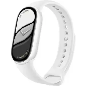 Фитнес-браслет Xiaomi Smart Band 10 M2459B1 (белая керамика, с белым силиконовым ремешком, международная версия)
