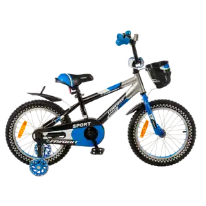 Детский велосипед Favorit Sport 18 (черный/синий) SPT-18BL2