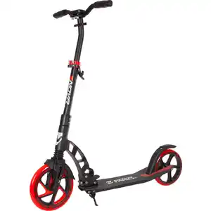 Двухколесный детский самокат Novatrack Deft 230 Pro 20 New 230FS.DEFT.BBK22 (черный/красный)