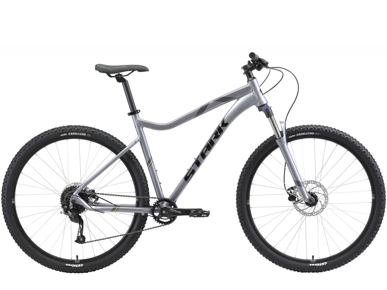 Велосипед Stark Tactic 29.4 HD (18, серебристый/черный, 2021)
