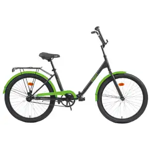 Велосипед Aist Smart 1.1 24 (13, черный/зеленый, 2026)