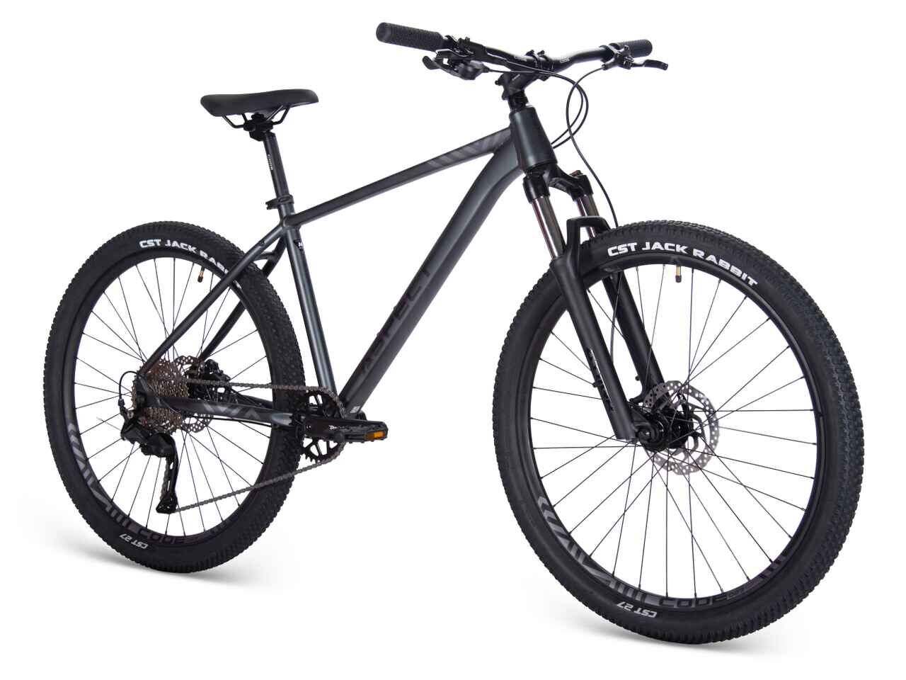 Велосипед Aspect Nickel Elite 27.5 (M (18), серый) Велосипед Aspect Nickel Elite 27.5 (M (18), серый)