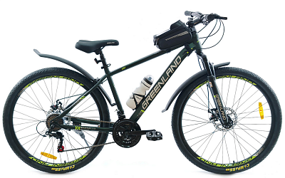Велосипед GreenLand GENESIS 29 (21, зеленый/желтый)