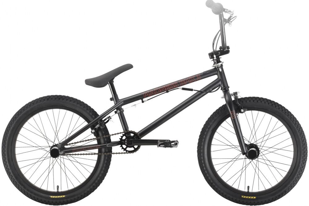 Велосипед Stark Madness BMX 3 (черный/оранжевый, 2021)