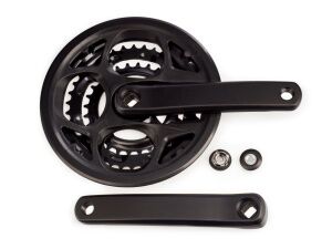 Система шатунов Favorit JH-A101, 28/38/48T, 170 мм, JH11002 Система шатунов Favorit JH-A101, 28/38/48T, 170 мм, JH11002