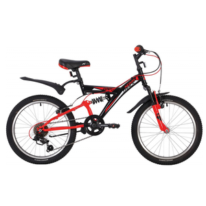 Детский велосипед Novatrack Dart 20 (черный, 2020)